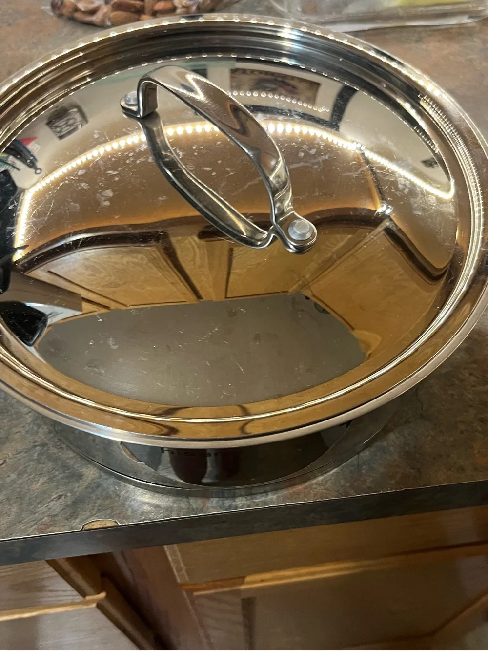 HISAR Stainless Steel Covered Casserole - Vintage  made in Turkey